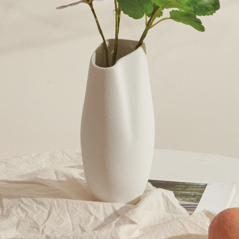 Sculptural Nordic Ceramic Vase