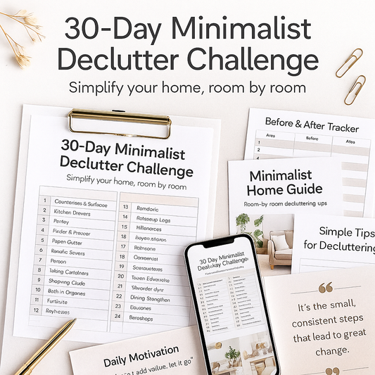 30-Day Minimalist Declutter Challenge