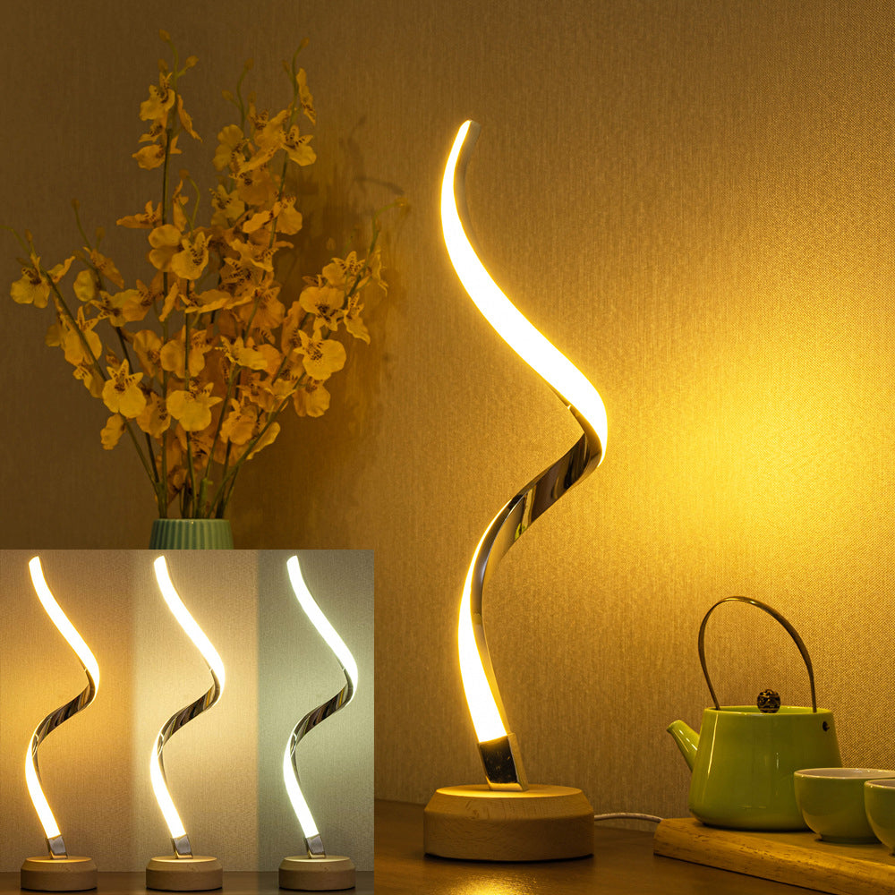 Spiral LED Table Lamp