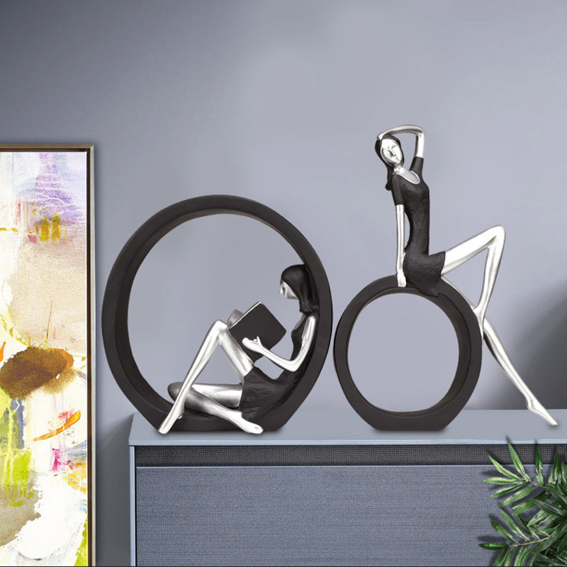 Modern Figurative Resin Sculpture