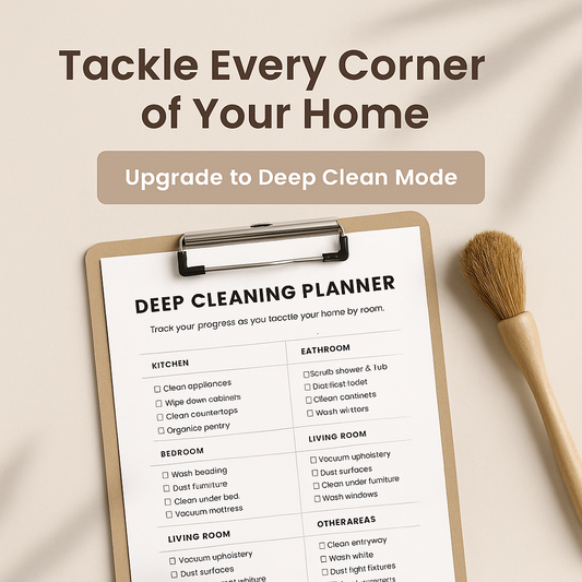 Deep Cleaning Planner