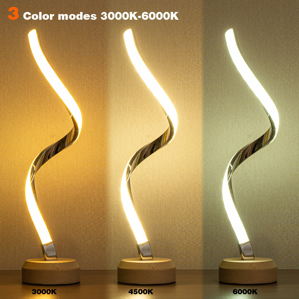 Spiral LED Table Lamp